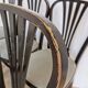 Lot de 6 chaises de salle à manger vintage en bois noir par STOL Kamnik, années 1970