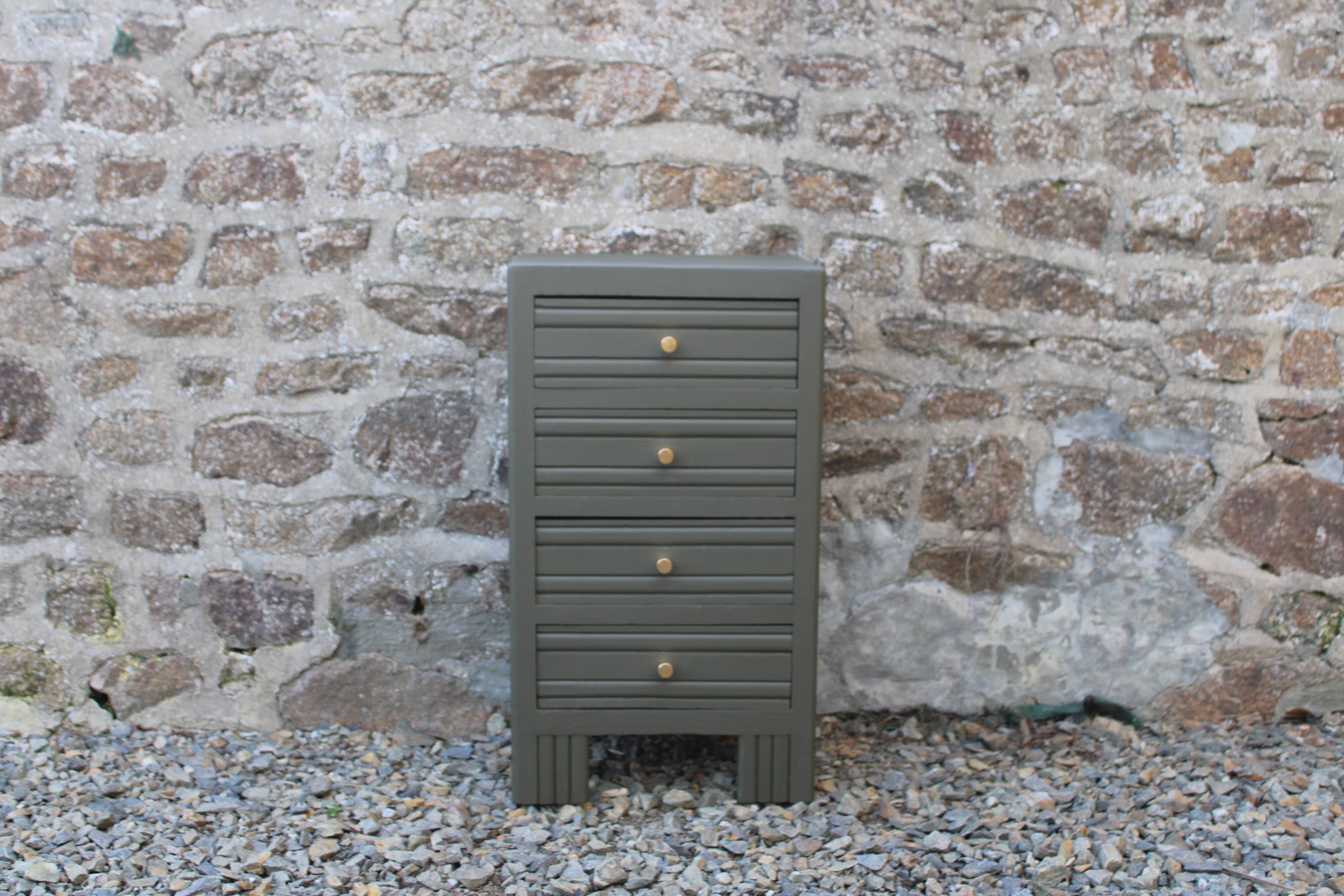 Vintage art deco style chest of drawers