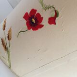 Handmade vintage oval lampshade