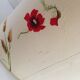 Handmade vintage oval lampshade