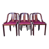Suite de 6 chaises gondoles de style Art Déco