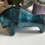 Sculptural bull by Aldo Londi for Bitossi Ceramiche, Italy 1960