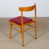 Suite de 4 chaises tchèques produites par Ton, 1970