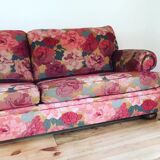 Vintage floral sofa Schwartz
