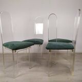 Plexiglas chairs Roche Bobois