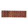 1970s Vintage Turkish Oushak Handmade Wool Cotton Orange Runner Rug 81x293