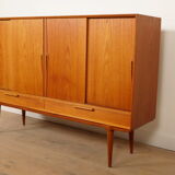 Vintage cabinet | Danish design | sliding doors | Gunni Omann | 180 cm