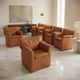 Vintage B&B armchairs Laurianetta design by Afra and Tobia Scarpa from the 1980s.