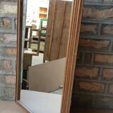 Ancient Burmese teak mirror