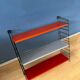 Orange, red and gray Tomado vintage modular wall system - shelves - unit