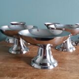 Guy Degrenne stainless steel ice cream cups