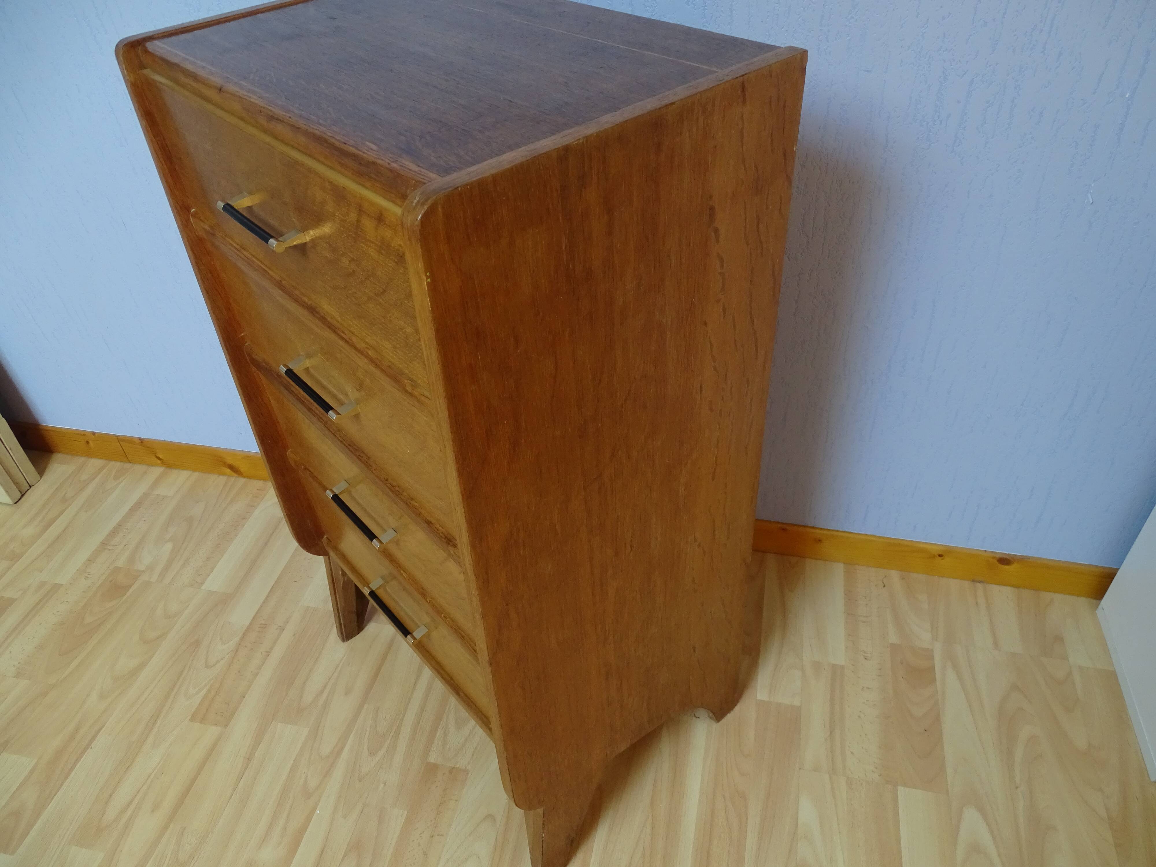 Vintage chest of drawers 4 drawers 50s/60s