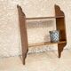 Old wooden wall shelf