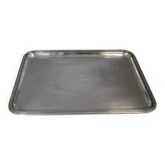 Silver-Plated Service Tray with Marine Anchor