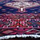 Handmade Persian Abadeh rug 203x125cm