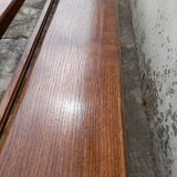 Pair of old oak farm benches -2m75