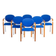 Stackable Chairs by Four Design, Denmark, 1980s, Set of 6