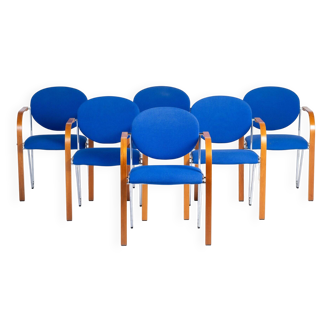 Stackable Chairs by Four Design, Denmark, 1980s, Set of 6