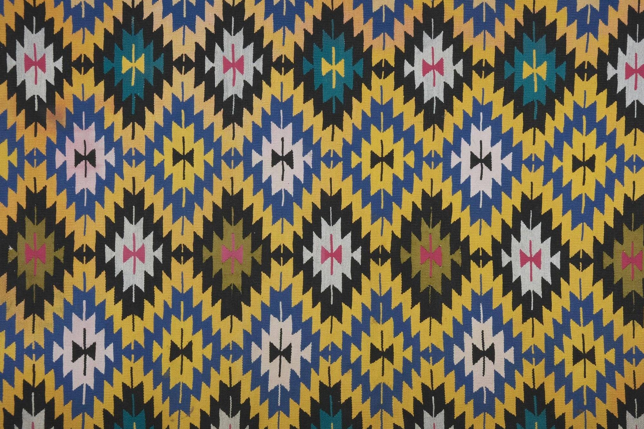 Tapis Kilim turc vintage tissé main