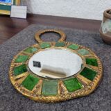 Miroir plomb et talosel,  Irena Jaworska, élève de Line Vautrin