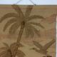 70's jute tapestry with palm trees jungle