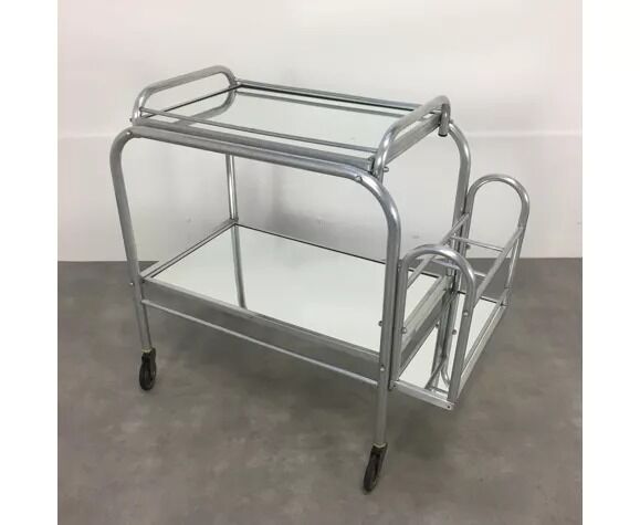 Modernist service mirrors and metal