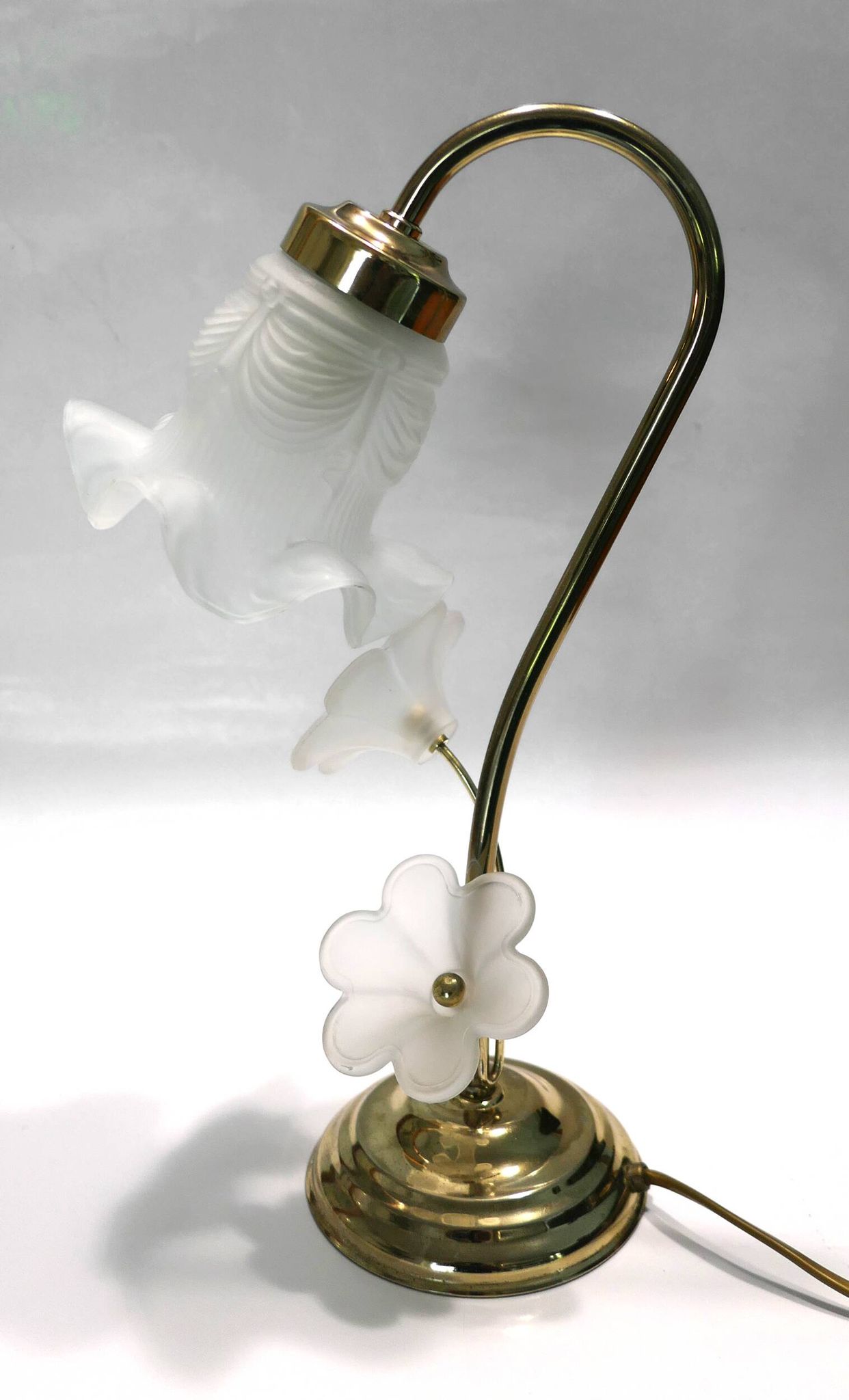 1980s swan neck table lamp