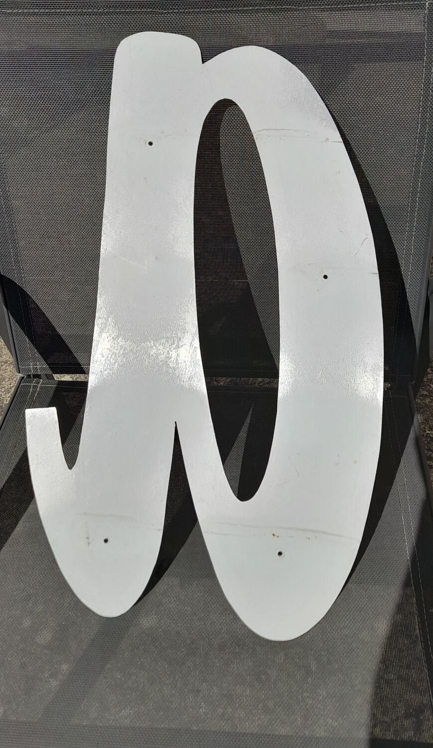 Letter sign 80s