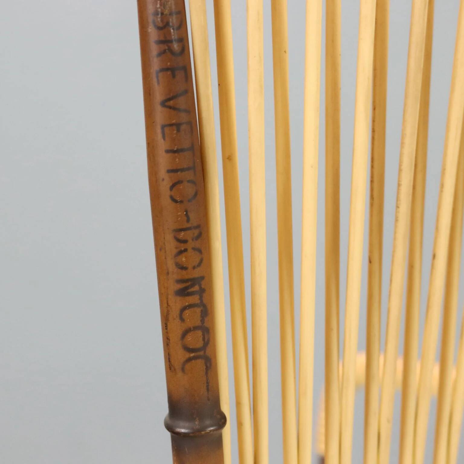 Metal and synthetic rope chairs