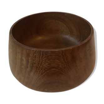 Saladier en teck scandinave