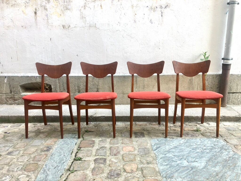 Chaises scandinaves vintage