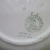 Set of 2 hollow plates Moulin des Loups Apple pattern