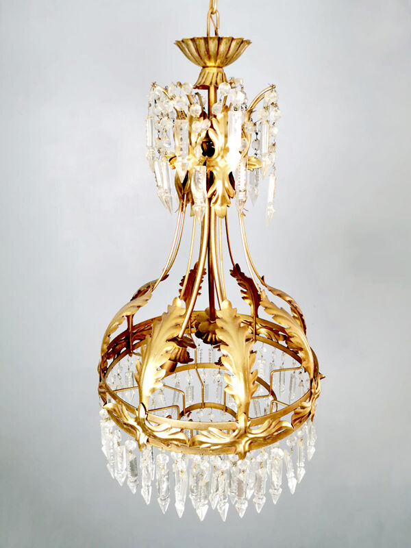 lustre doré d’or du milieu du milieu du siècle