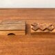 Mid-century Scandinavian teak dice game from the 1960s.