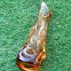 1970s Vase / Soliflore Thick colored and mouth-blown glass