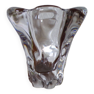 Vase  en cristal signe Daume France