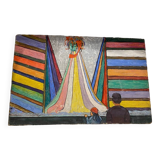 Painting on wood