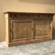 Meuble de métier comptoir buffet bahut enfilade bois brut