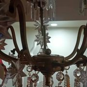 Large crystal chandelier from the 1st half of the 20th century.