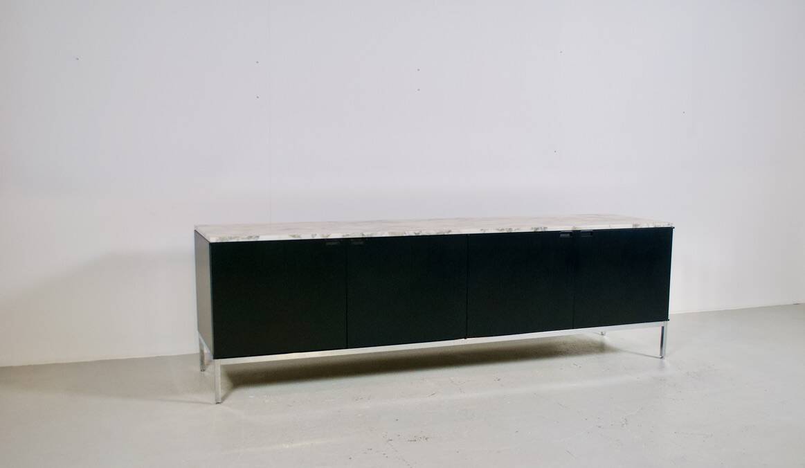 BLACK OAK AND FLORENCE MARBLE SIDEBOARD KNOLL 2000 KNOLL INTERNATIONAL PUBLISHER