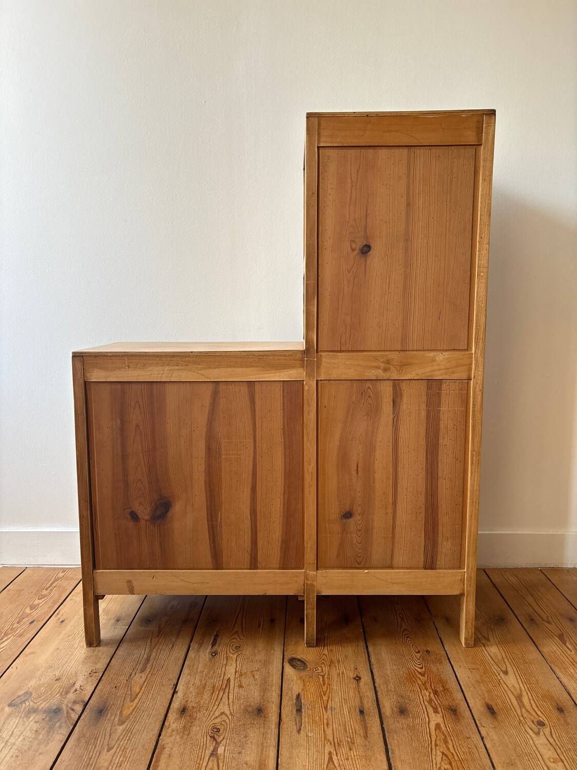 Vintage asymmetrical wardrobe