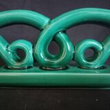 Pair of two-arm ceramic candle holders from Vallauris