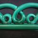 Pair of two-arm ceramic candle holders from Vallauris