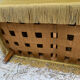 1930’s danish art deco 3 seat yellow velour sofa