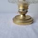 Brass and glass lamp