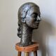 Handcrafted bronze bust sculpture
