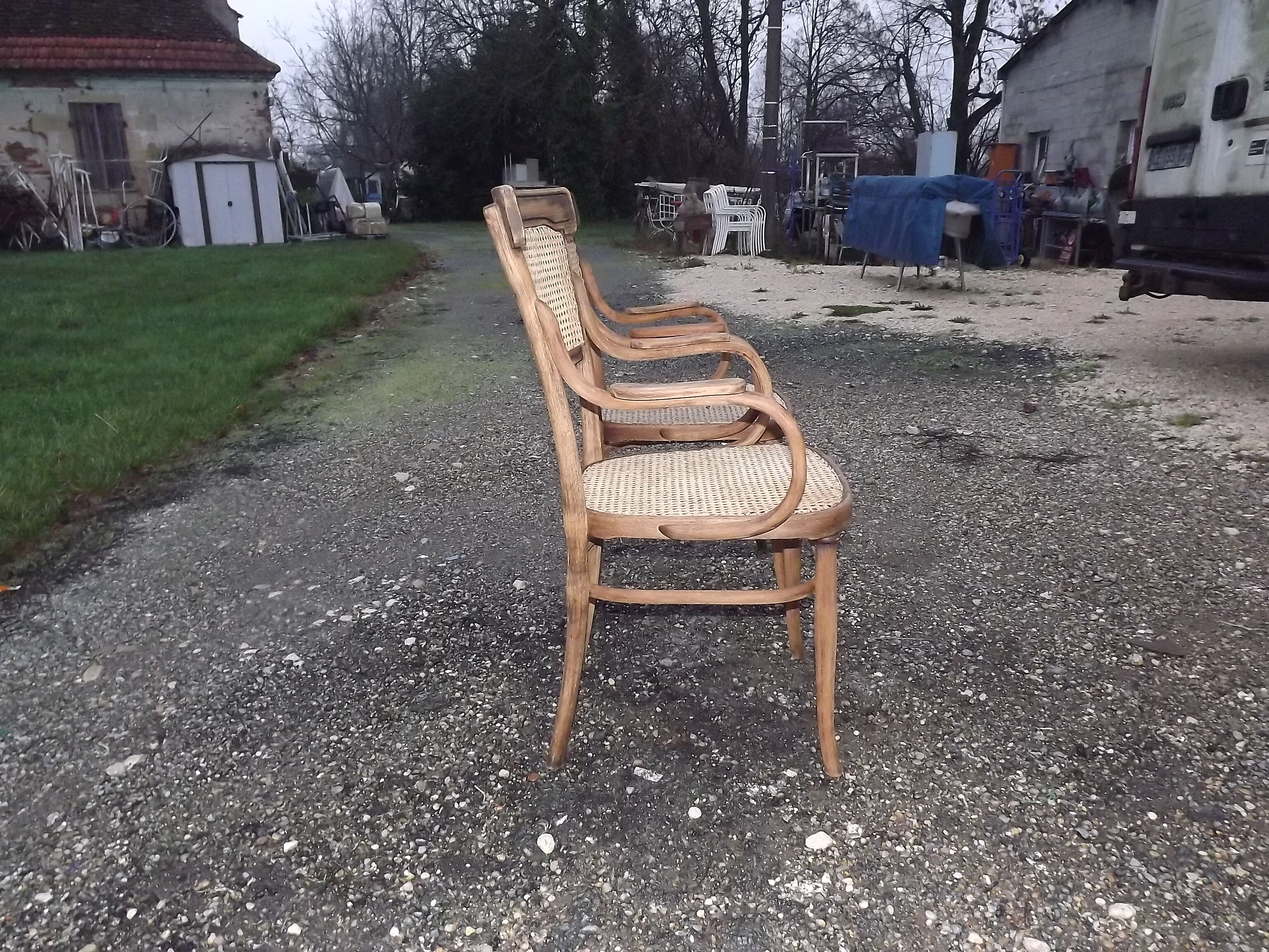 Pair of armchairs Jacob and Josef Kohn Vienna
