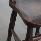 Set of 4 Antique English Oxford Dining/Kitchen Chairs