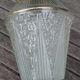 Art Deco style glass and brass pendant from the 20s/30s in water green color