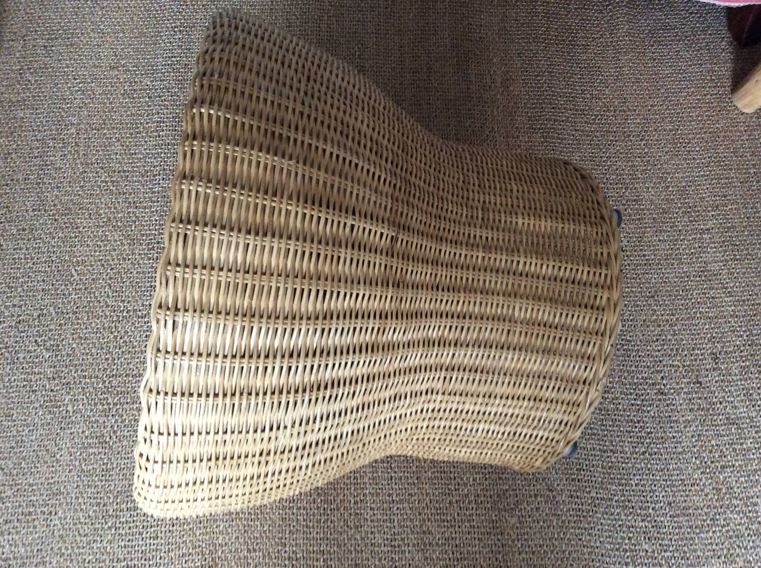 Wicker coffee table